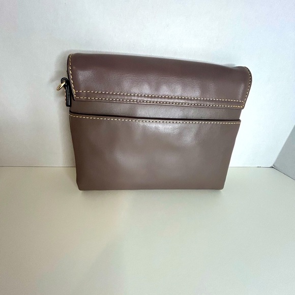 Dooney & Bourke Taupe Leather Crossbody - Picture 14 of 15